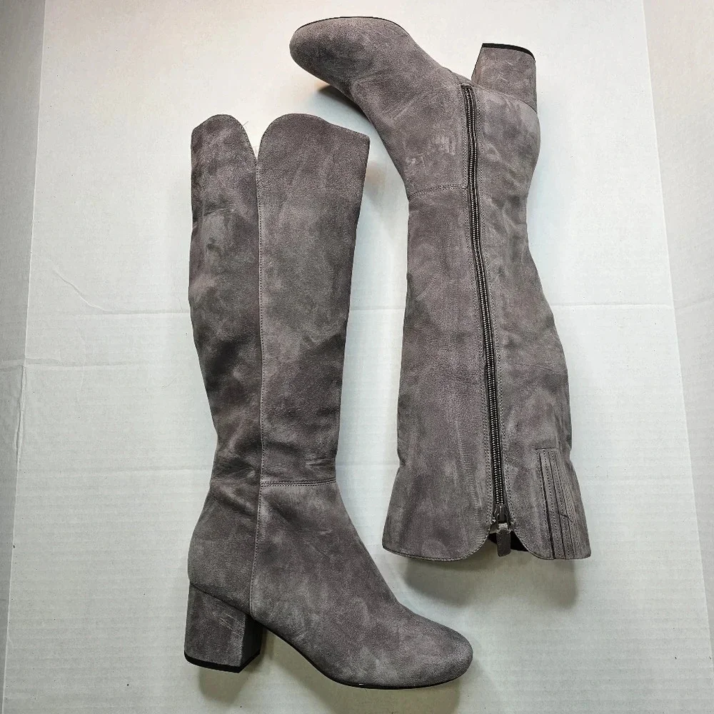 COLE Haan Denise Boot Stormcloud Suede